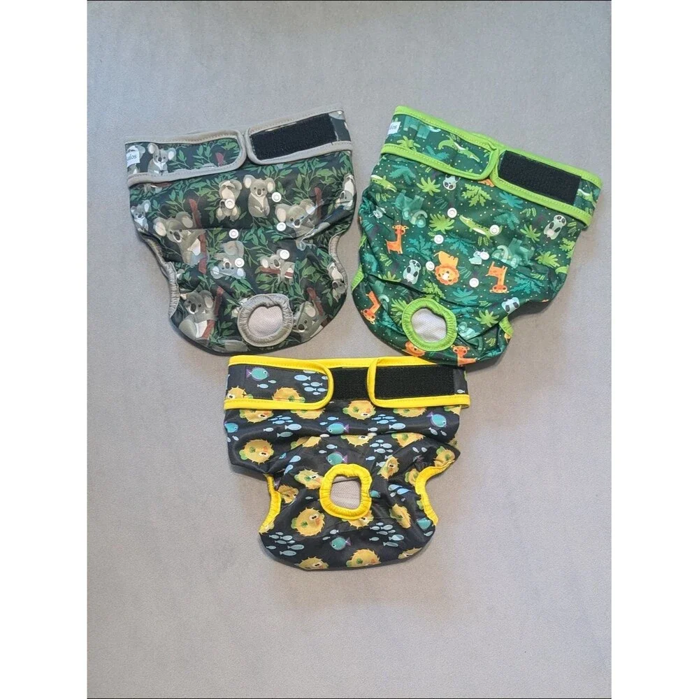 New! Washable Reusable Female Dog Diapers Highly Absorbent XL 6-pack